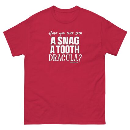 A snag a tooth Dracula Unisex halloween  funniest and best  tee shirt ever near me - Image 6