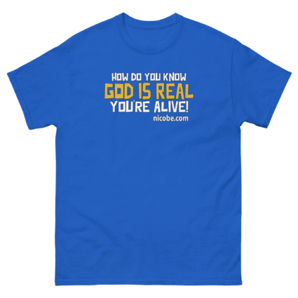 Ahh GOD is Real Unisex best religious classic t shirt near me