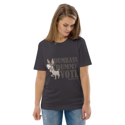 Unisex Organic Dumnass Dummy Cotton T-Shirt - Image 29