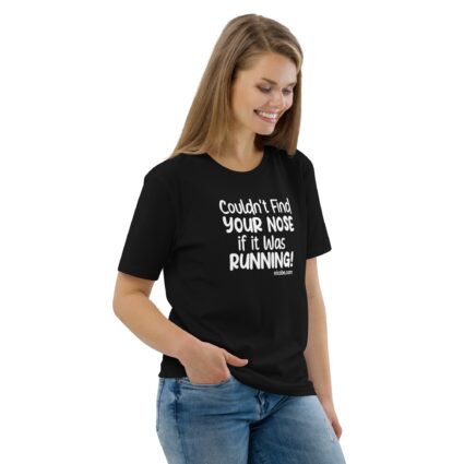 Cant find your nose Unisex Organic Cotton T-Shirt - Image 2
