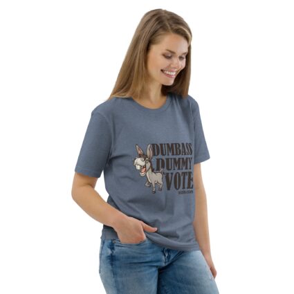 Unisex Organic Dumnass Dummy Cotton T-Shirt - Image 61
