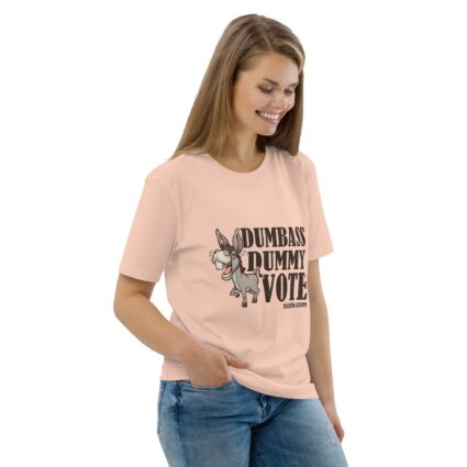 Unisex Organic Dumnass Dummy Cotton T-Shirt - Image 82
