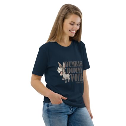Unisex Organic Dumnass Dummy Cotton T-Shirt - Image 12