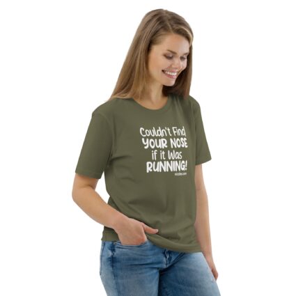 Cant find your nose Unisex Organic Cotton T-Shirt - Image 16