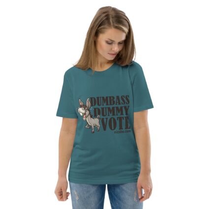 Unisex Organic Dumnass Dummy Cotton T-Shirt - Image 43