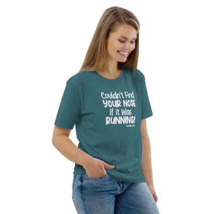 Cant find your nose Unisex Organic Cotton T-Shirt - Image 14