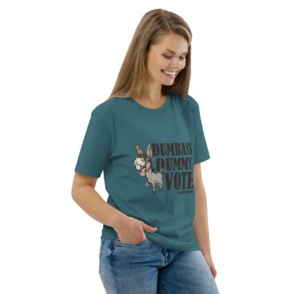 Unisex Organic Dumnass Dummy Cotton T-Shirt - Image 47