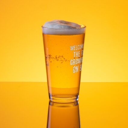 Welcome to hell! Shaker pint glass - Image 3