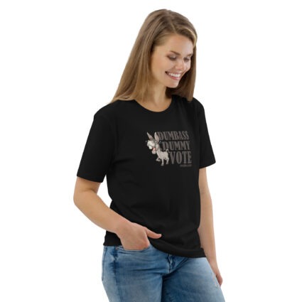 Unisex Organic Dumnass Dummy Cotton T-Shirt - Image 89