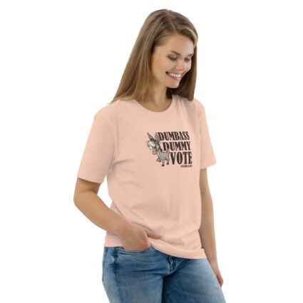 Unisex Organic Dumnass Dummy Cotton T-Shirt - Image 132