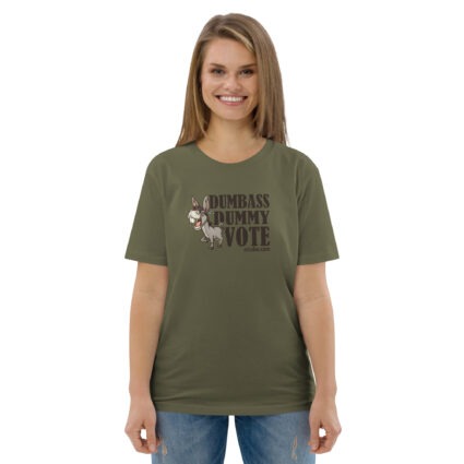 Unisex Organic Dumnass Dummy Cotton T-Shirt - Image 114