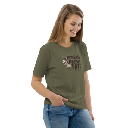 Unisex Organic Dumnass Dummy Cotton T-Shirt - Image 117