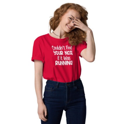 Cant find your nose Unisex Organic Cotton T-Shirt - Image 29