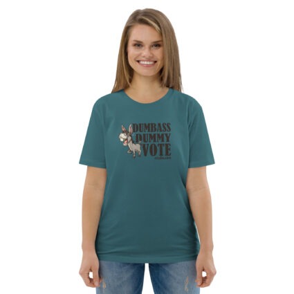 Unisex Organic Dumnass Dummy Cotton T-Shirt - Image 110