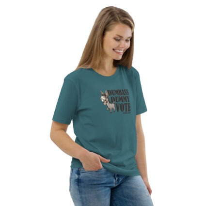 Unisex Organic Dumnass Dummy Cotton T-Shirt - Image 113