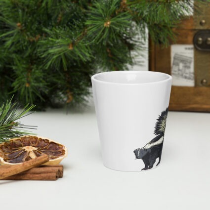 Hey try my whole body deodorant Latte mug - Image 3