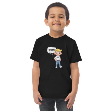 Pardon me for pooting funny Toddler jersey t-shirt - Image 2