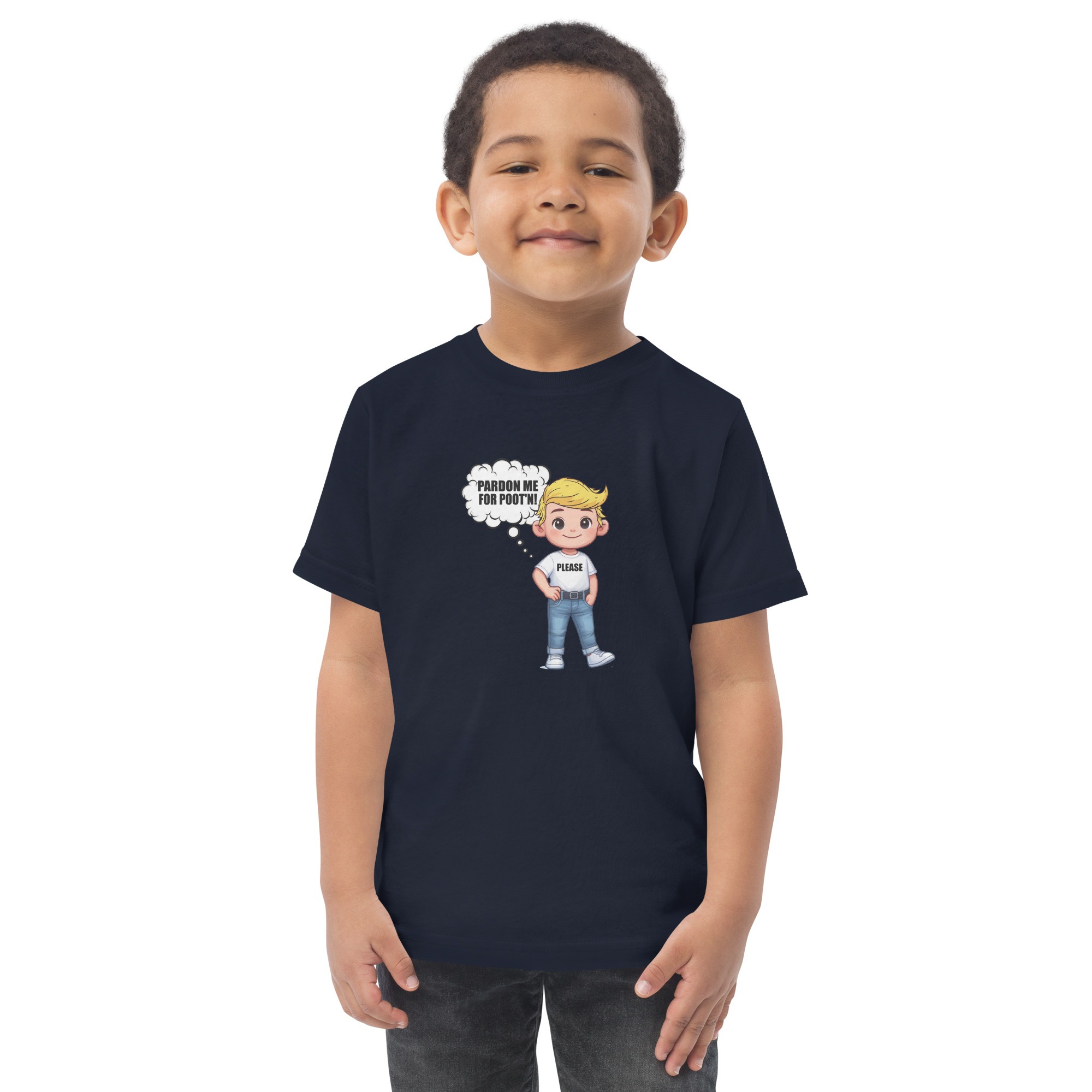 Pardon me for pooting funny Toddler jersey t-shirt