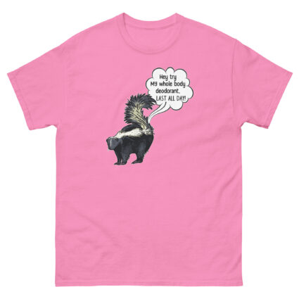 1a Hey try my deodorant funny satire Unisex classic tee - Image 10
