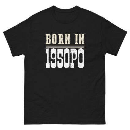1a Born in 1950PO funny senior Unisex classic tee - Image 2