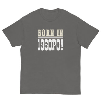 1a Born in 1960PO funny senior Unisex classic tee - Image 8