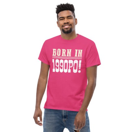 1a Born in 1990PO Gen Y funny satire Unisex classic tee - Image 8