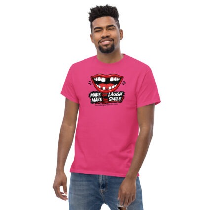 1. Make em smile make em laugh funny satire Unisex classic tee - Image 4