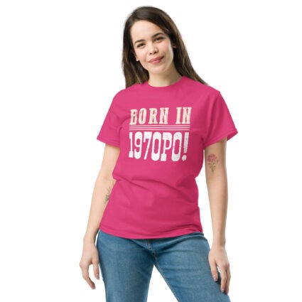1a Born in 1970PO Gen X funny Unisex classic tee - Image 9