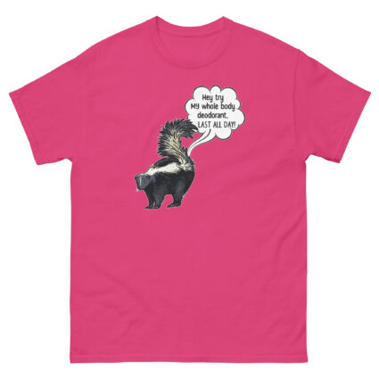 1a Hey try my deodorant funny satire Unisex classic tee - Image 5