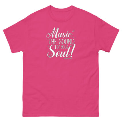 Music the sound of your soul Unisex classic tee - Image 7
