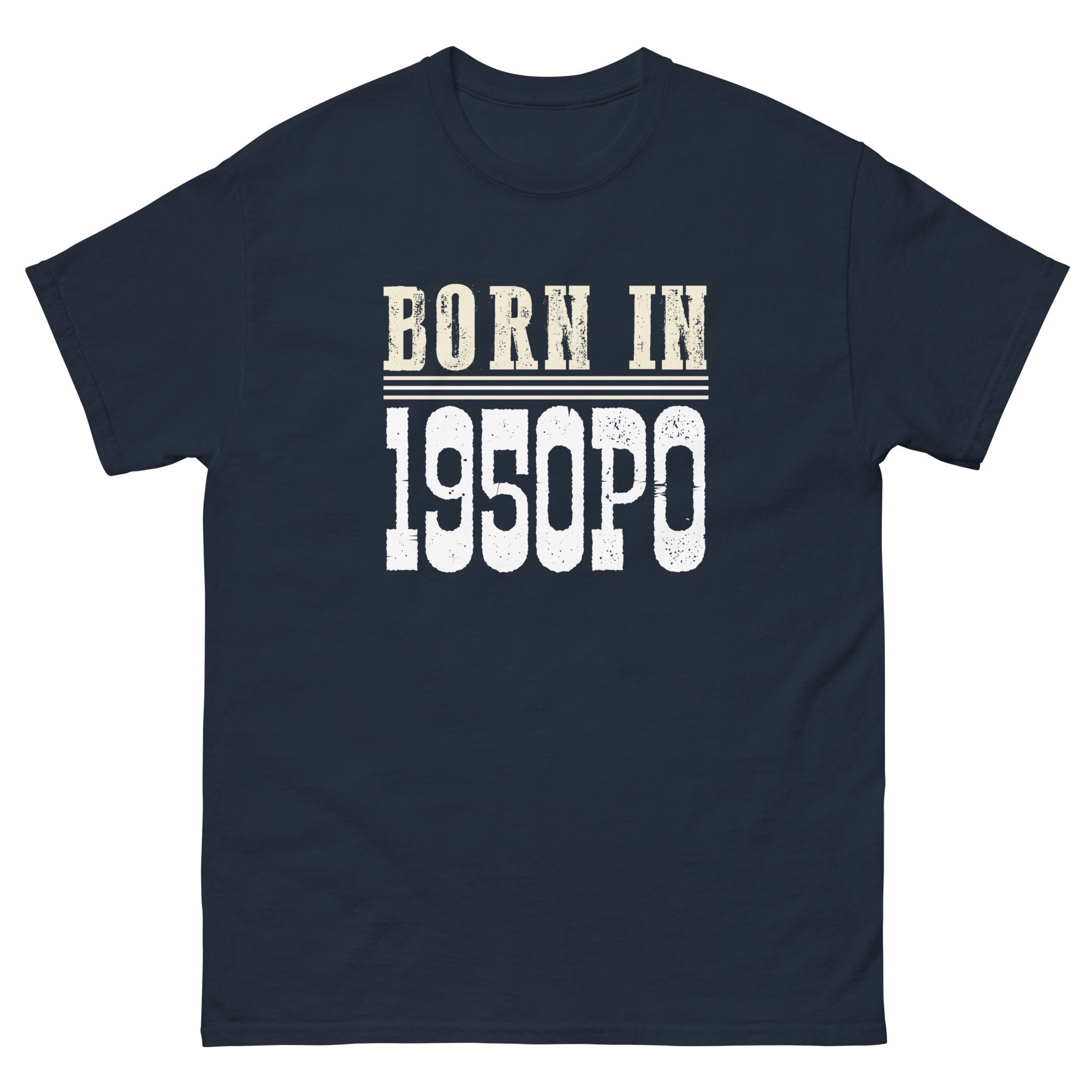 1a Born in 1950PO funny senior  Unisex classic tee