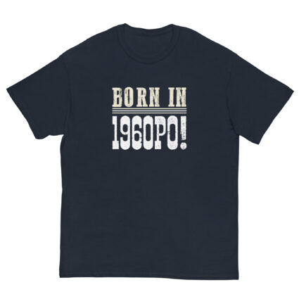 1a Born in 1960PO funny senior Unisex classic tee - Image 3