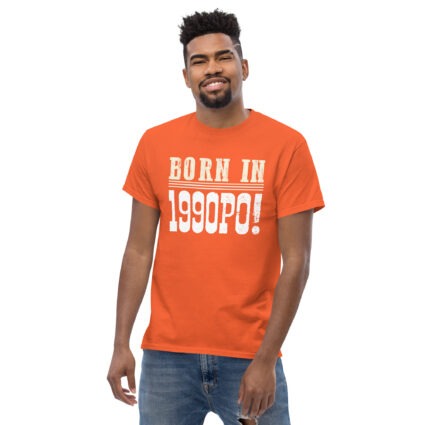 1a Born in 1990PO Gen Y funny satire Unisex classic tee - Image 10