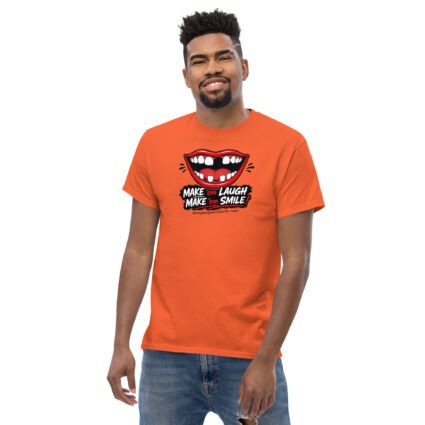 1. Make em smile make em laugh funny satire Unisex classic tee - Image 6