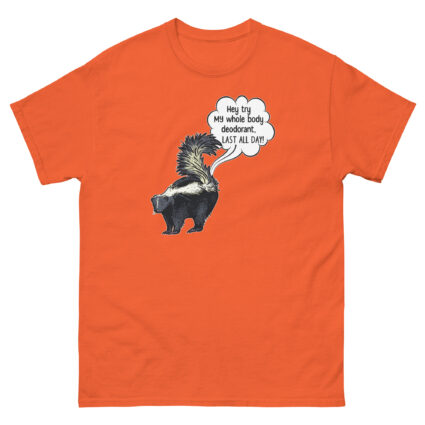 orange funny satire men women cotton t shirt