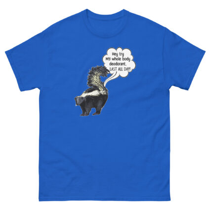 1a Hey try my deodorant funny satire Unisex classic tee - Image 2