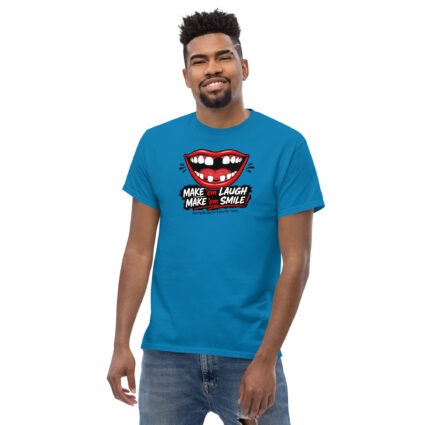 1. Make em smile make em laugh funny satire Unisex classic tee - Image 3