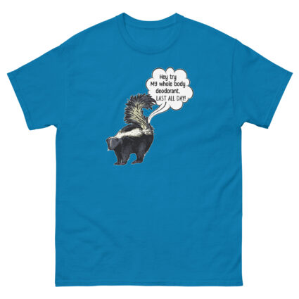 1a Hey try my deodorant funny satire Unisex classic tee - Image 4