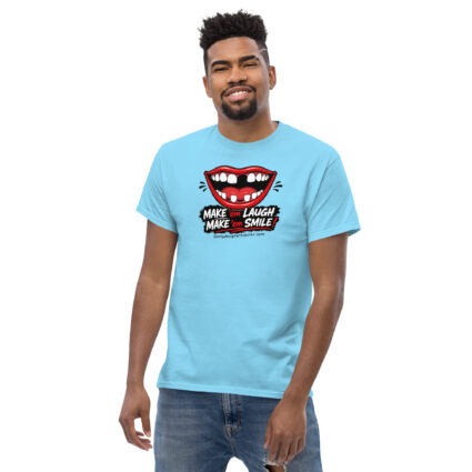 1. Make em smile make em laugh funny satire Unisex classic tee - Image 13
