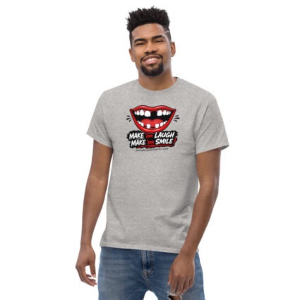 1. Make em smile make em laugh funny satire Unisex classic tee - Image 10