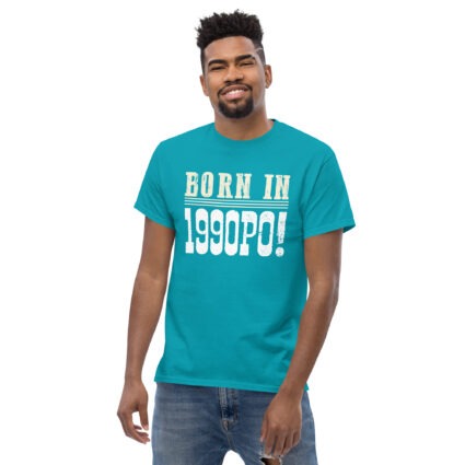 1a Born in 1990PO Gen Y funny satire Unisex classic tee - Image 11