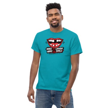 1. Make em smile make em laugh funny satire Unisex classic tee - Image 7