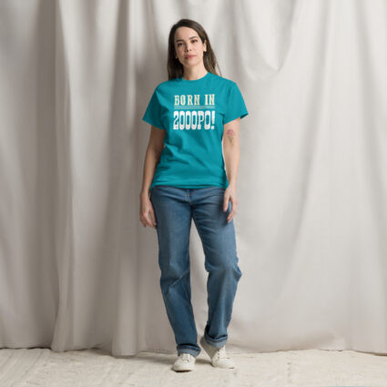funny satire men women cotton t shirt blue