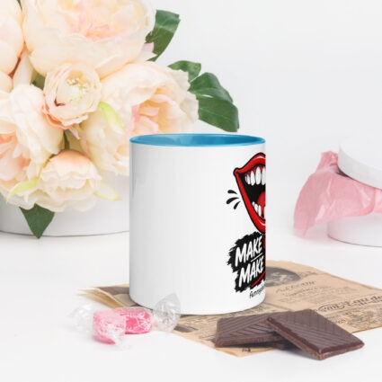 1. Make em smile make em laugh funny Mug with Color Inside - Image 51