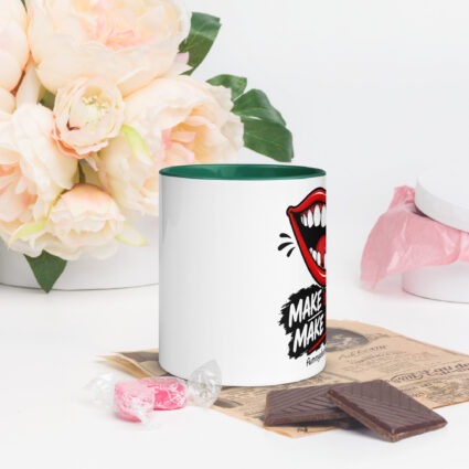 1. Make em smile make em laugh funny Mug with Color Inside - Image 14